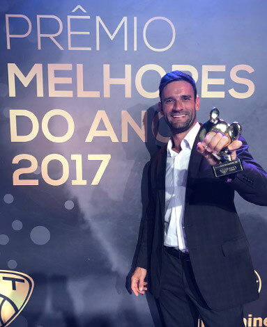 Eleito o melhor jogador de Beach Tennis do ano de 2017 pela FPT (Federação Paulista de Tênis)